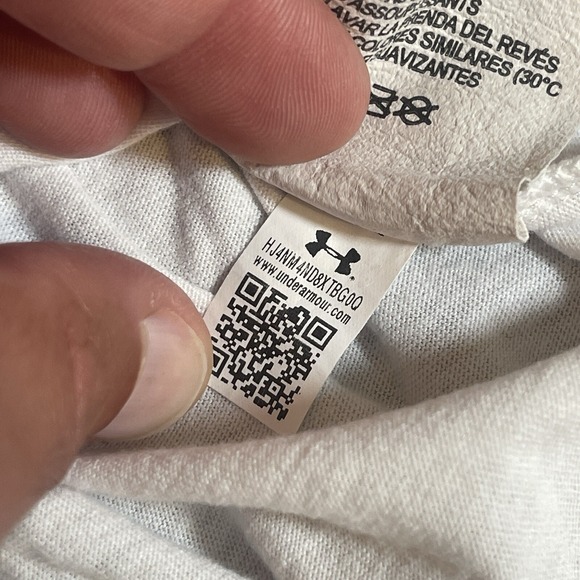 Under Armour T-Shirt Size XL White Loose Fit Graphic Racing - Picture 8 of 13